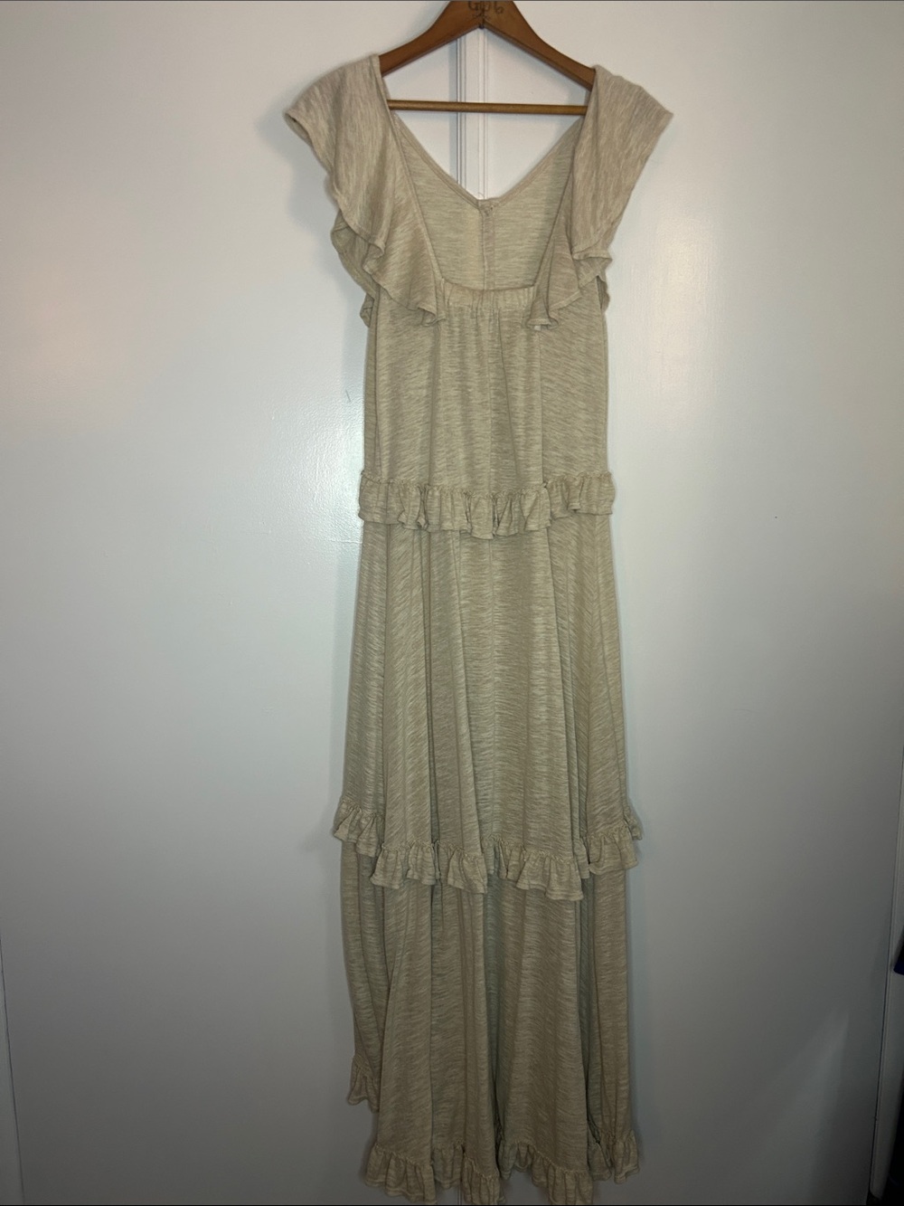 Free People Beach Ruffle Button Front Maxi Dress - Picture 6 of 8